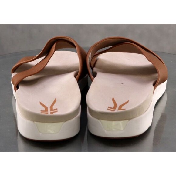 Kuru Breeze $130 Women's Slide Sandals Size 12 Leather Brown - Picture 7 of 11